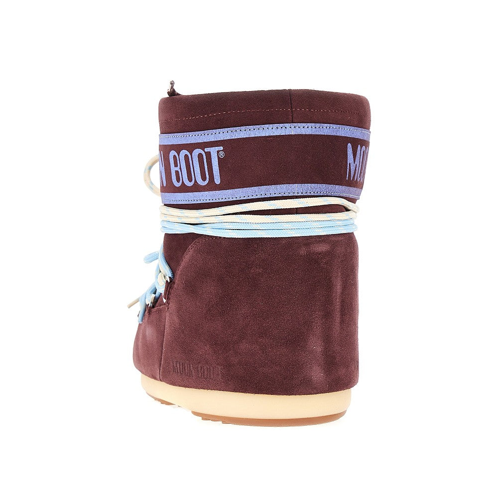 'Icon Low' suede leather boots