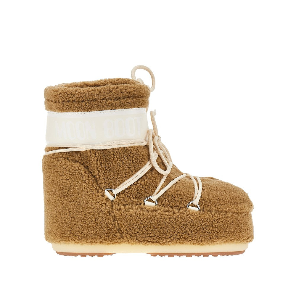 'Icon Low Glance' Teddy boots