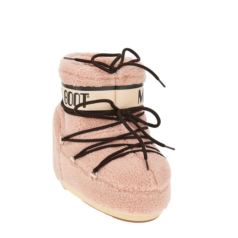 'Icon Low Glance' Teddy boots