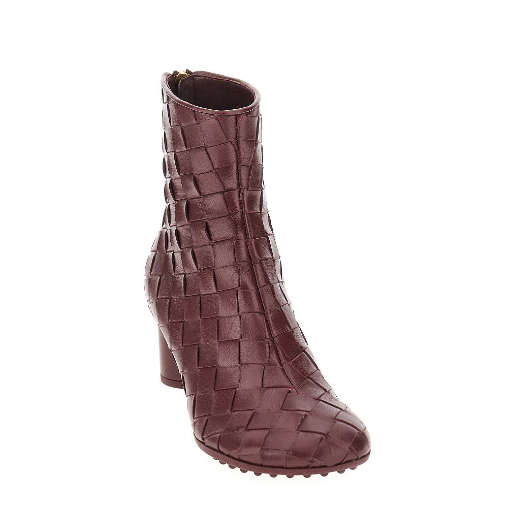 'Atomic' leather boots