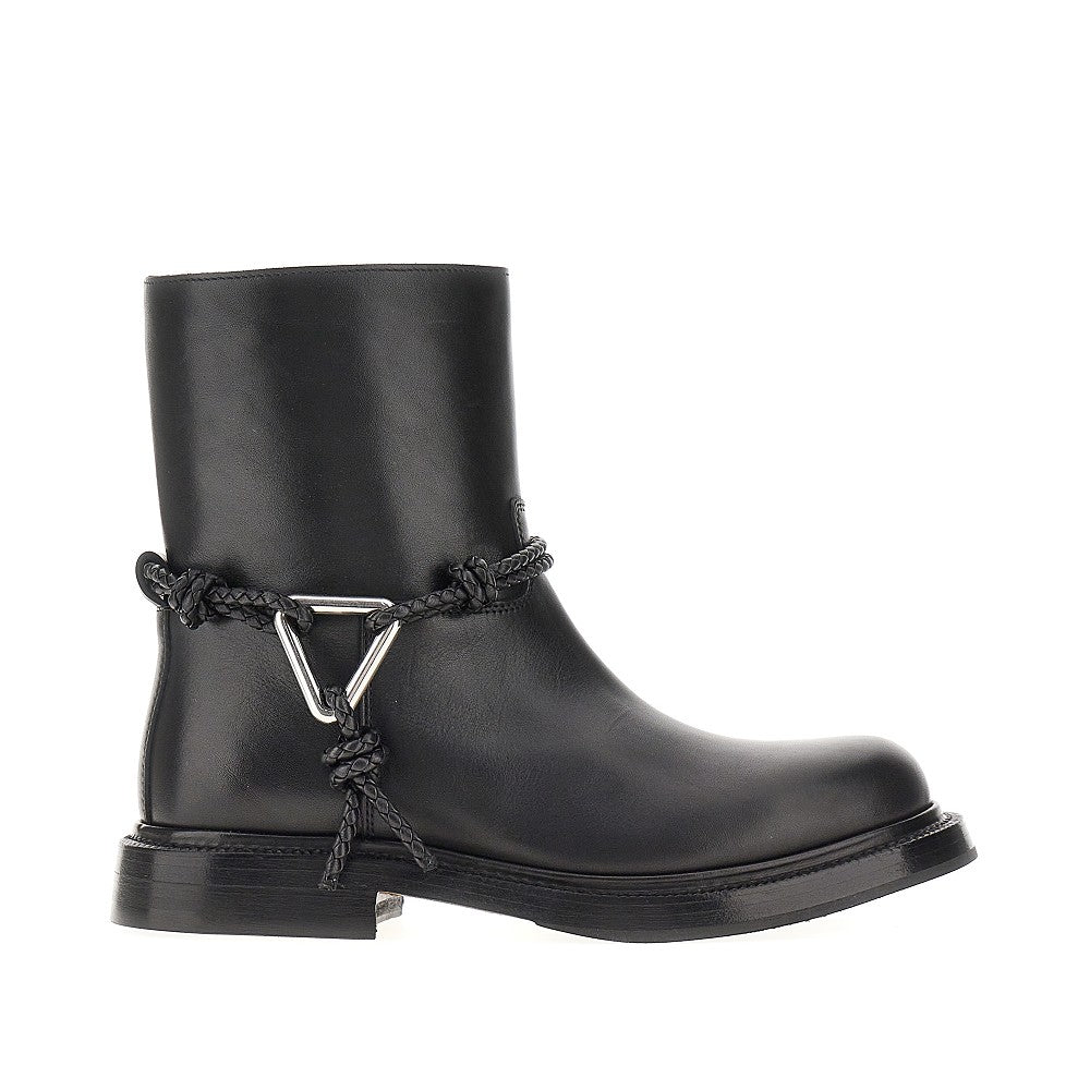 'James' leather ankle boots