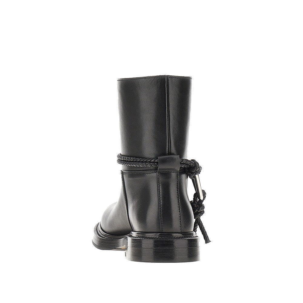 'James' leather ankle boots