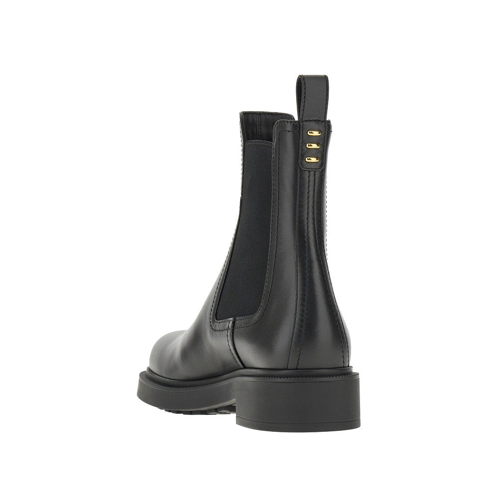 'Fendi Filo' leather biker boots