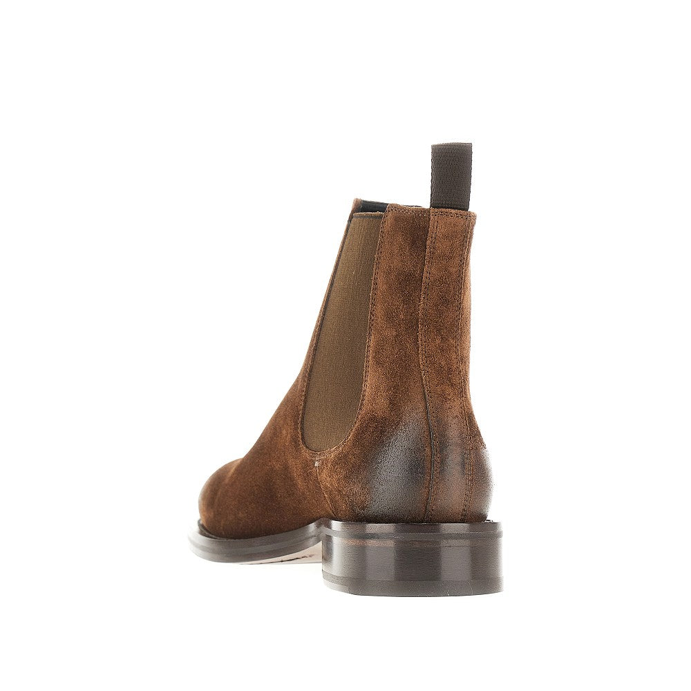 Suede leather Chelsea boots