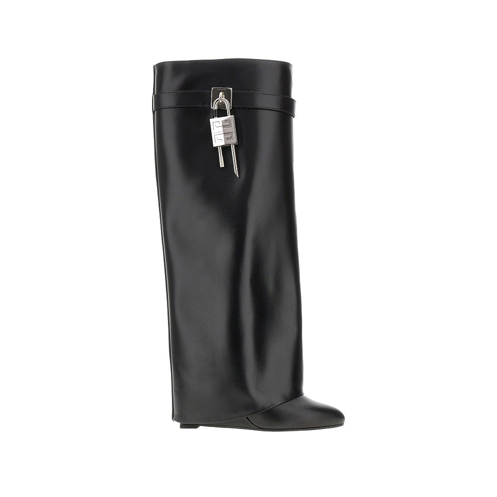 'Shark Lock' leather boots
