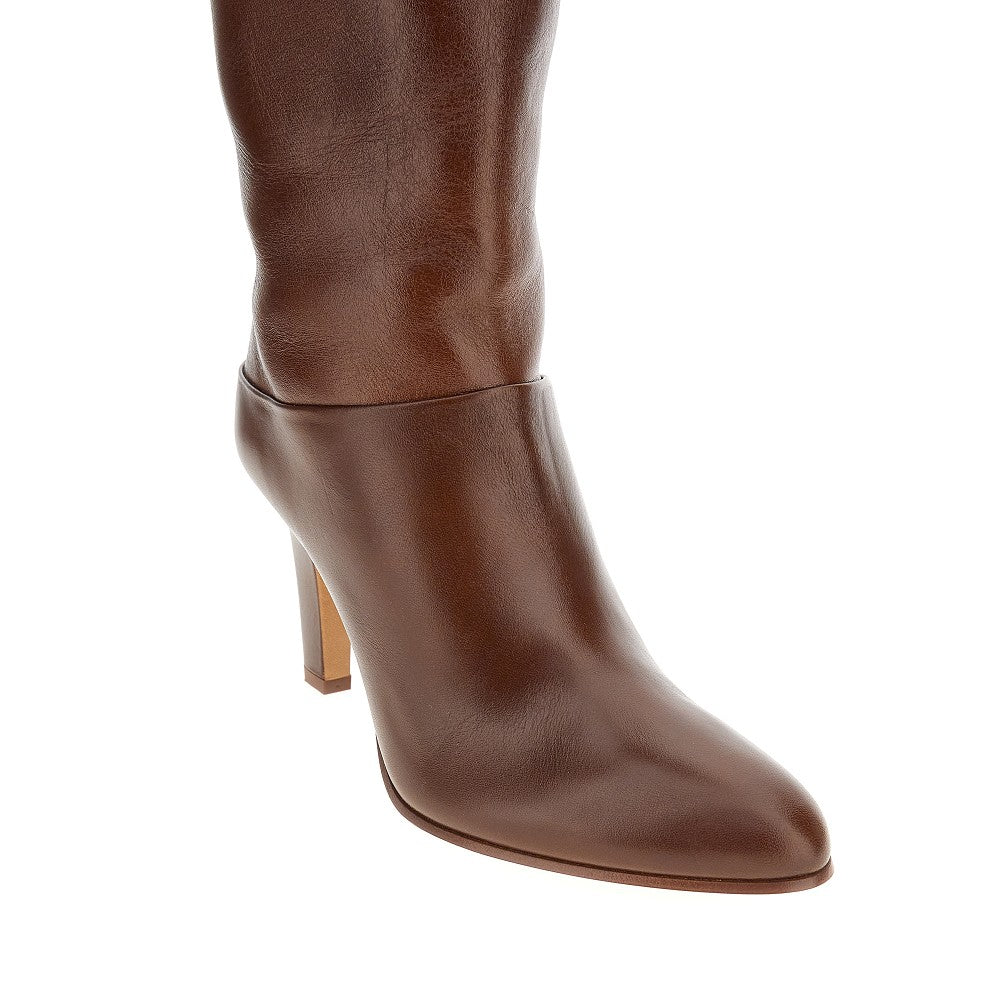'Eve' leather over-the-knee boots