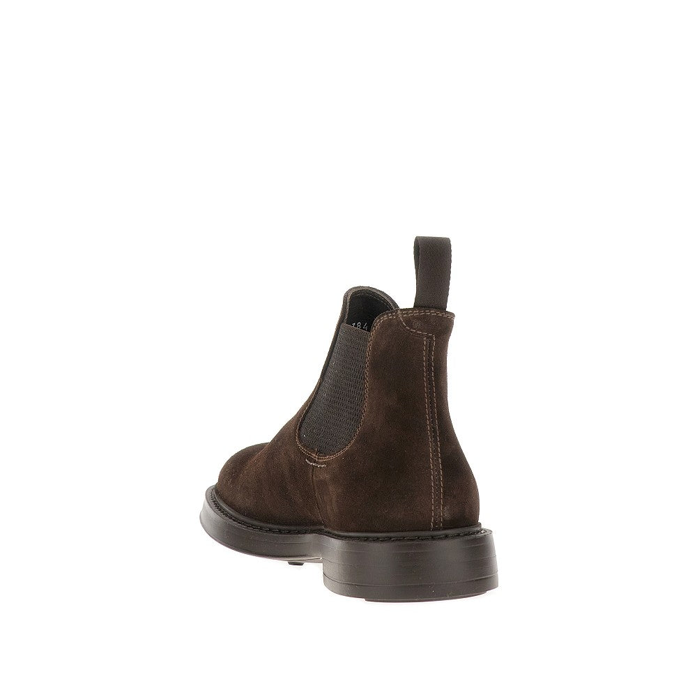Suede leather Chelsea boots