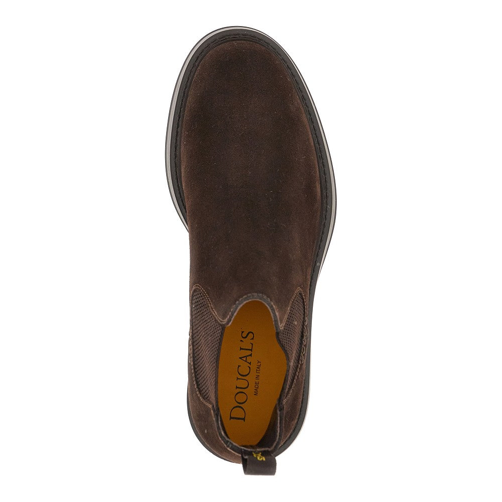 Suede leather Chelsea boots
