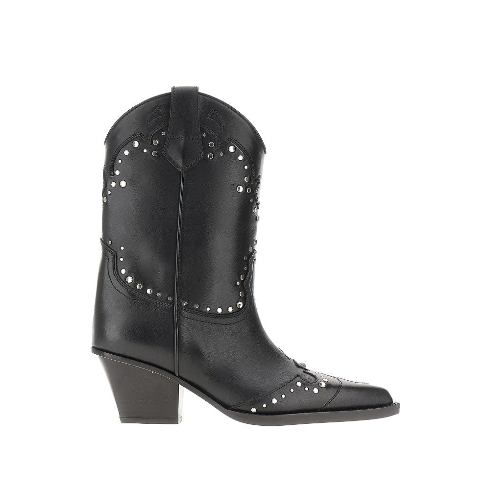 Stivali 'Janice' in pelle con borchie