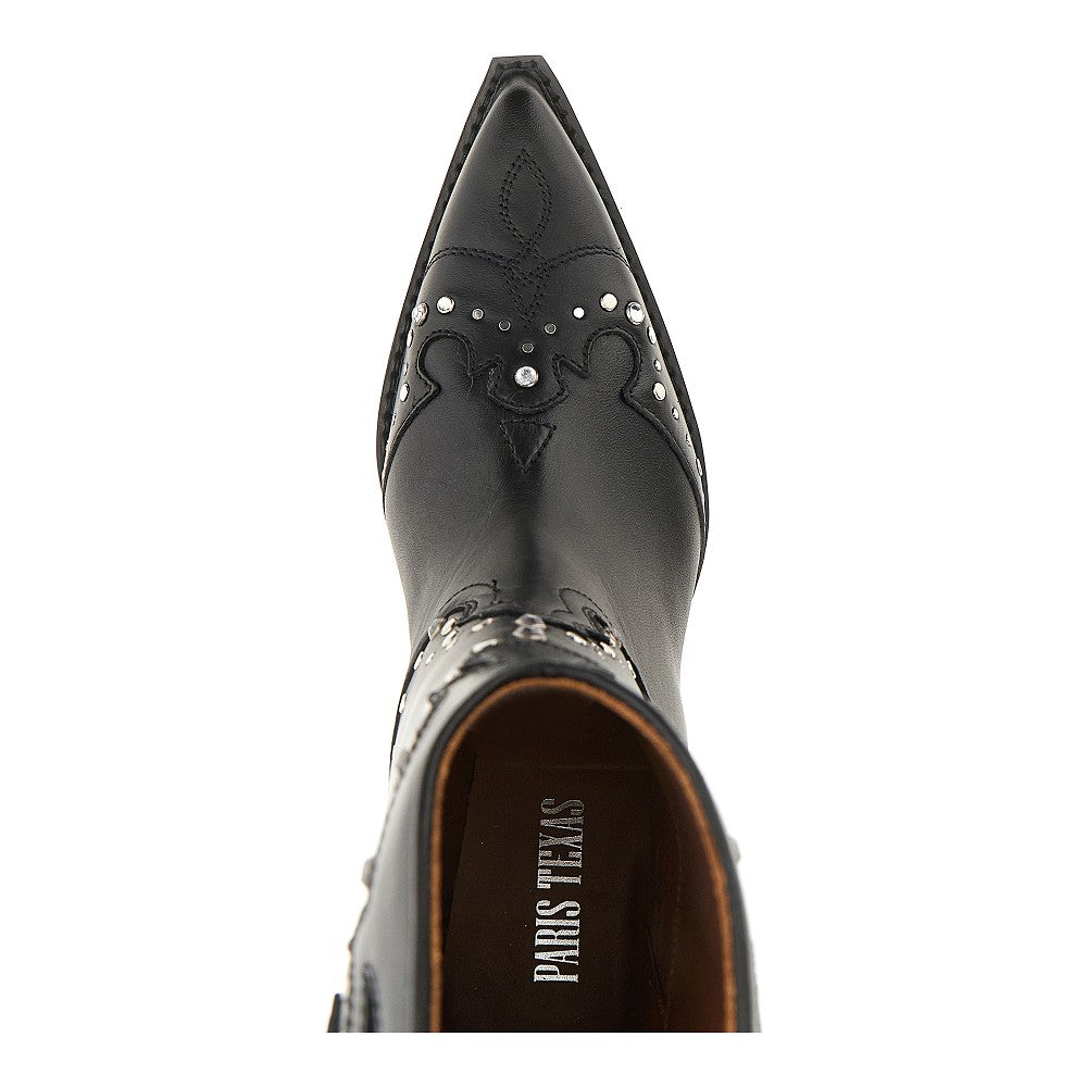 Stivali 'Janice' in pelle con borchie
