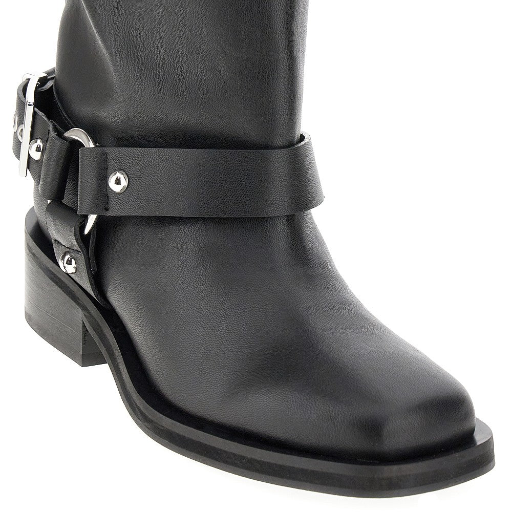 Stivali Biker in misto pelle