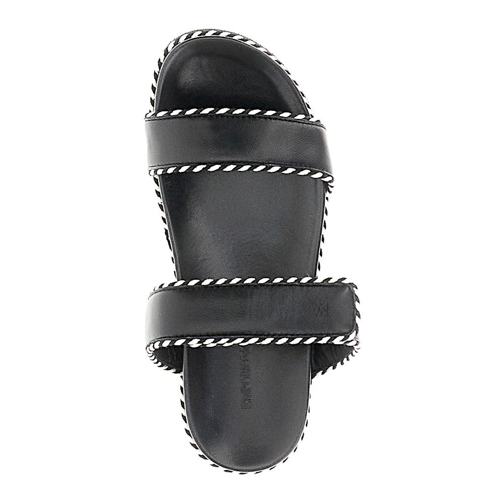 Ciabatta double strap-in nappa