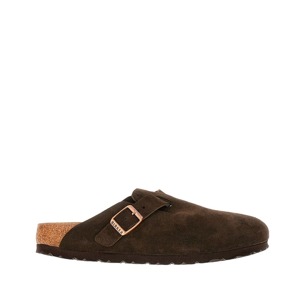 Suede leather 'Boston' sabot