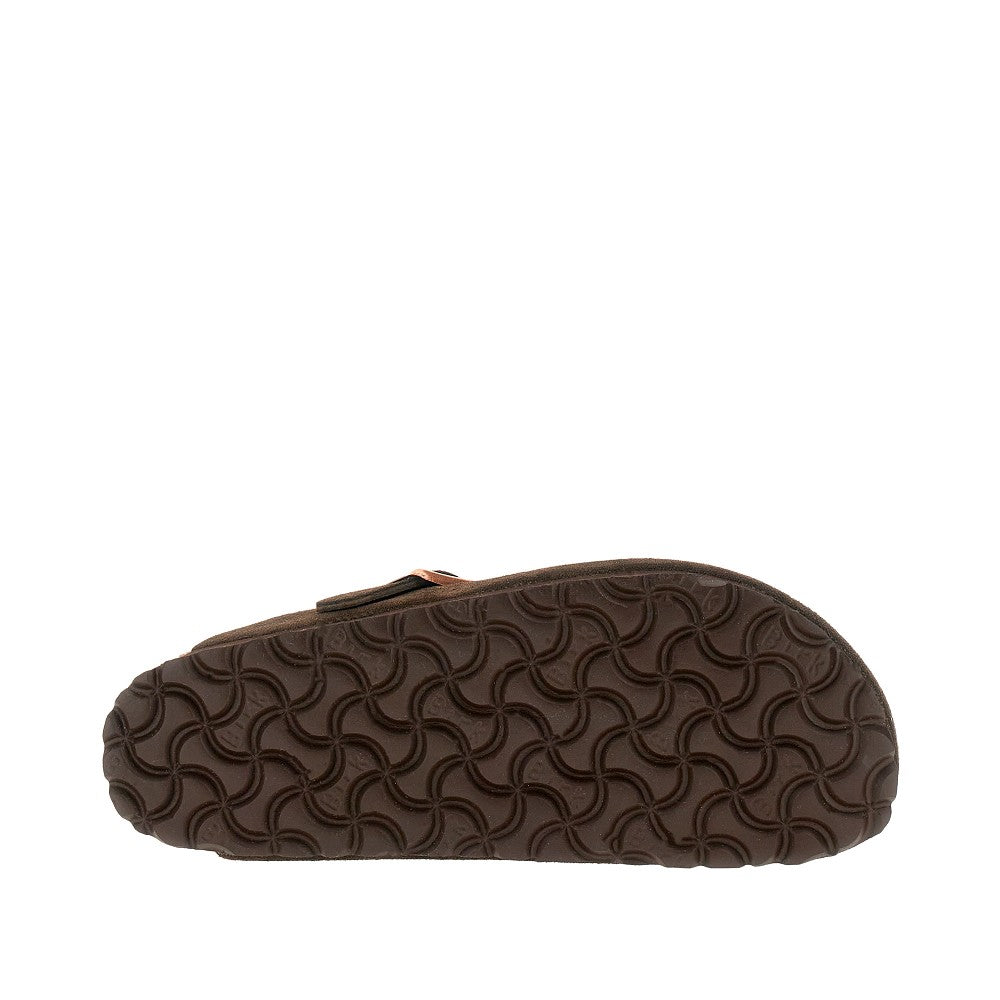 Suede leather 'Boston' sabot