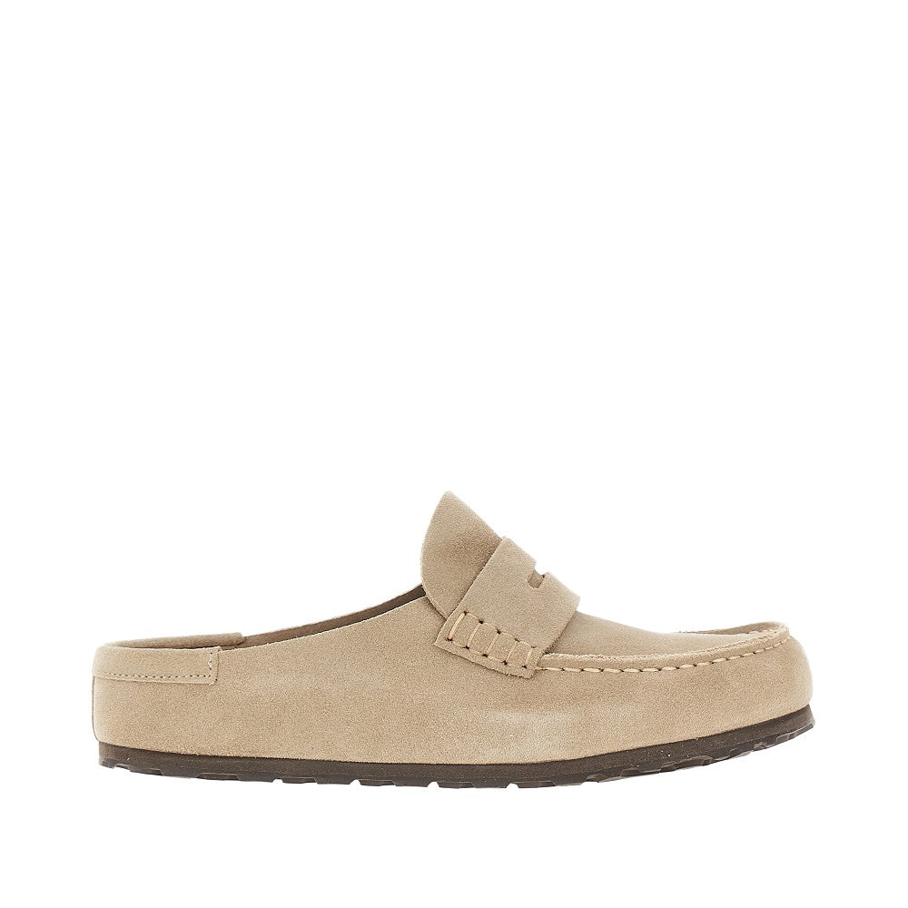 'Naples Wrapped' suede leather mules