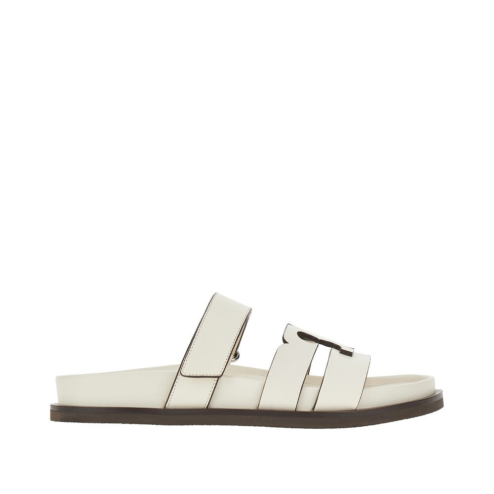 'Ines Sport' leather slides