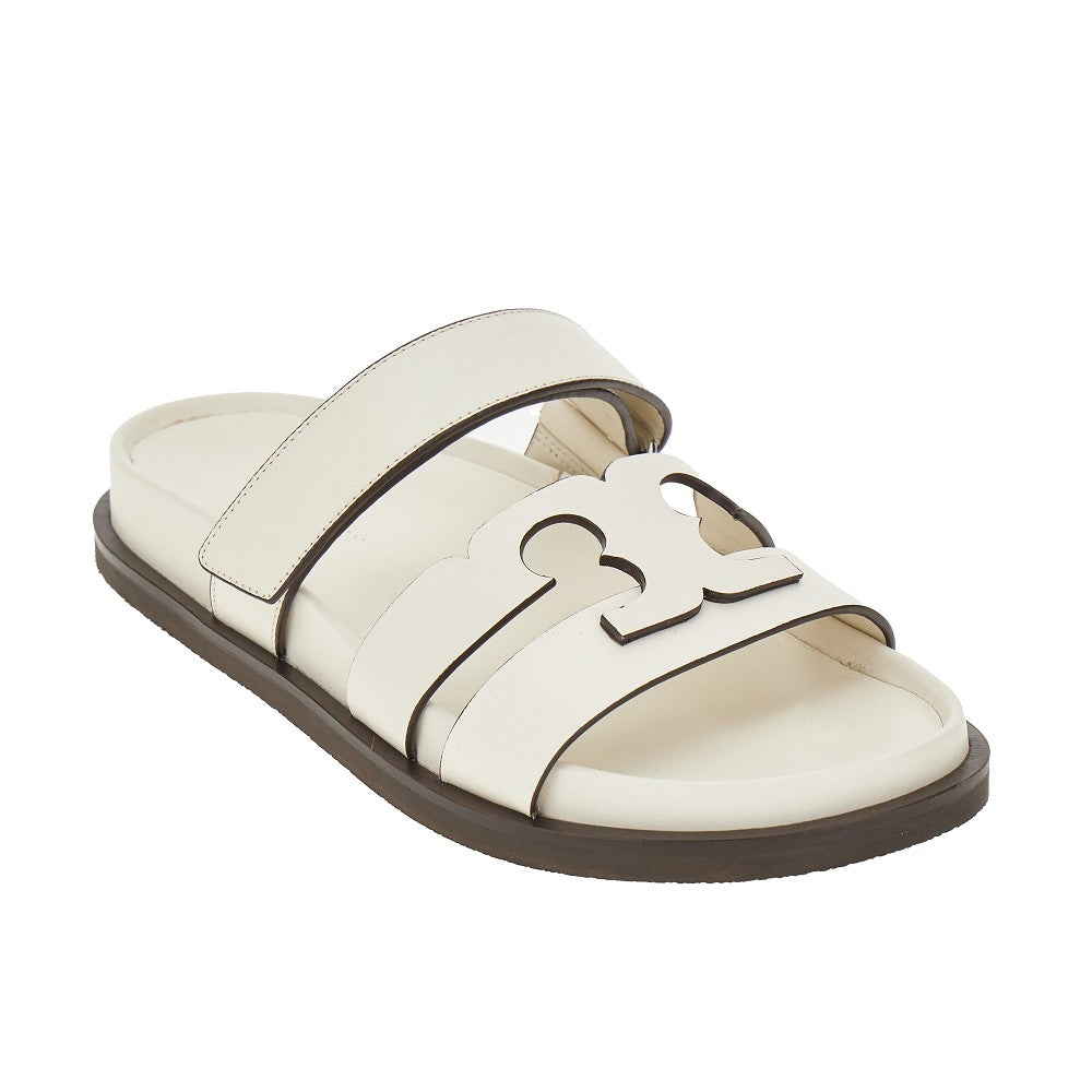 'Ines Sport' leather slides