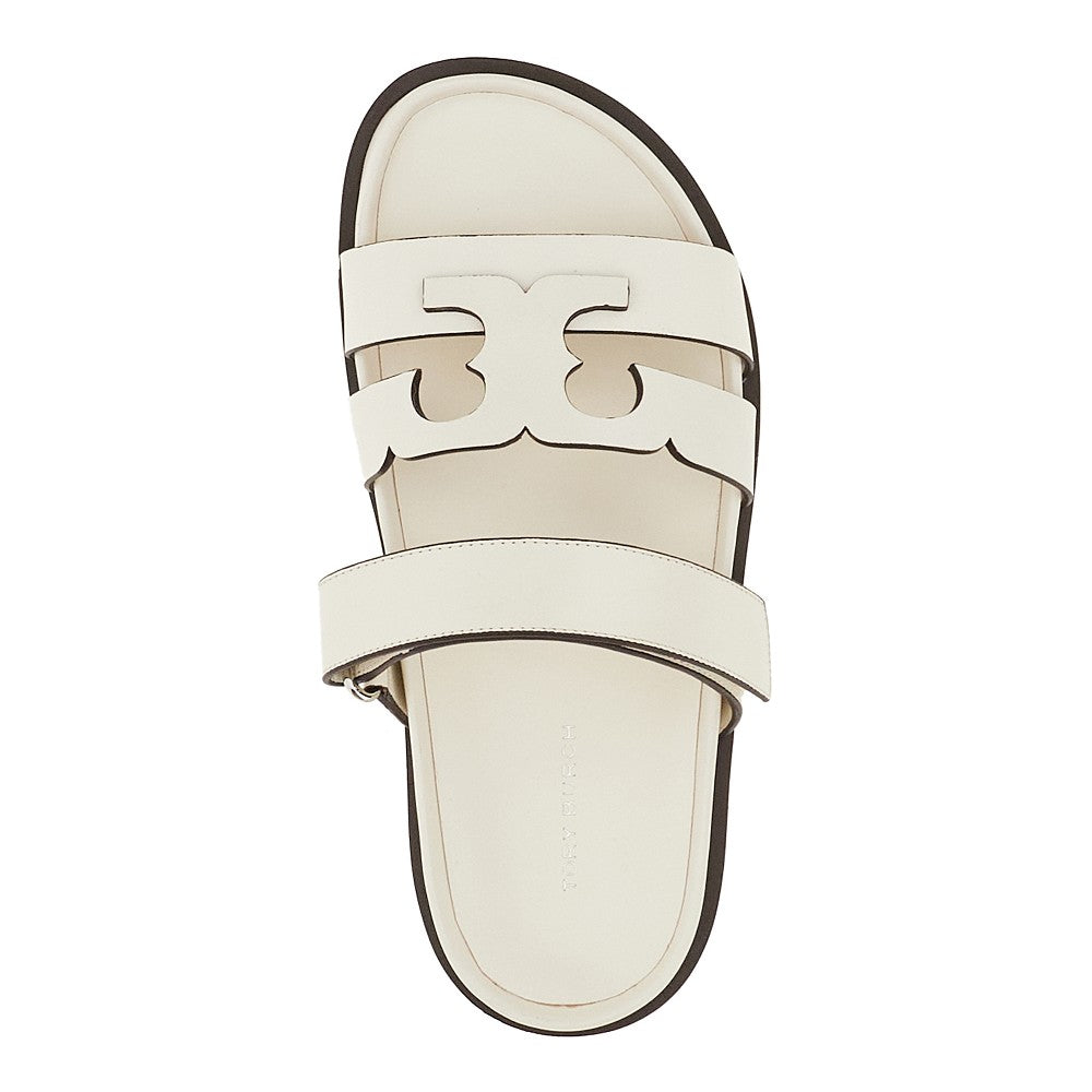 'Ines Sport' leather slides