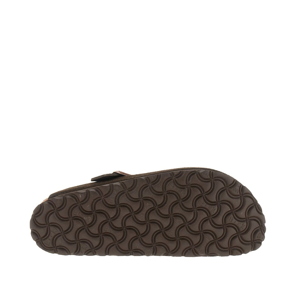 'Boston' suede leather sabot