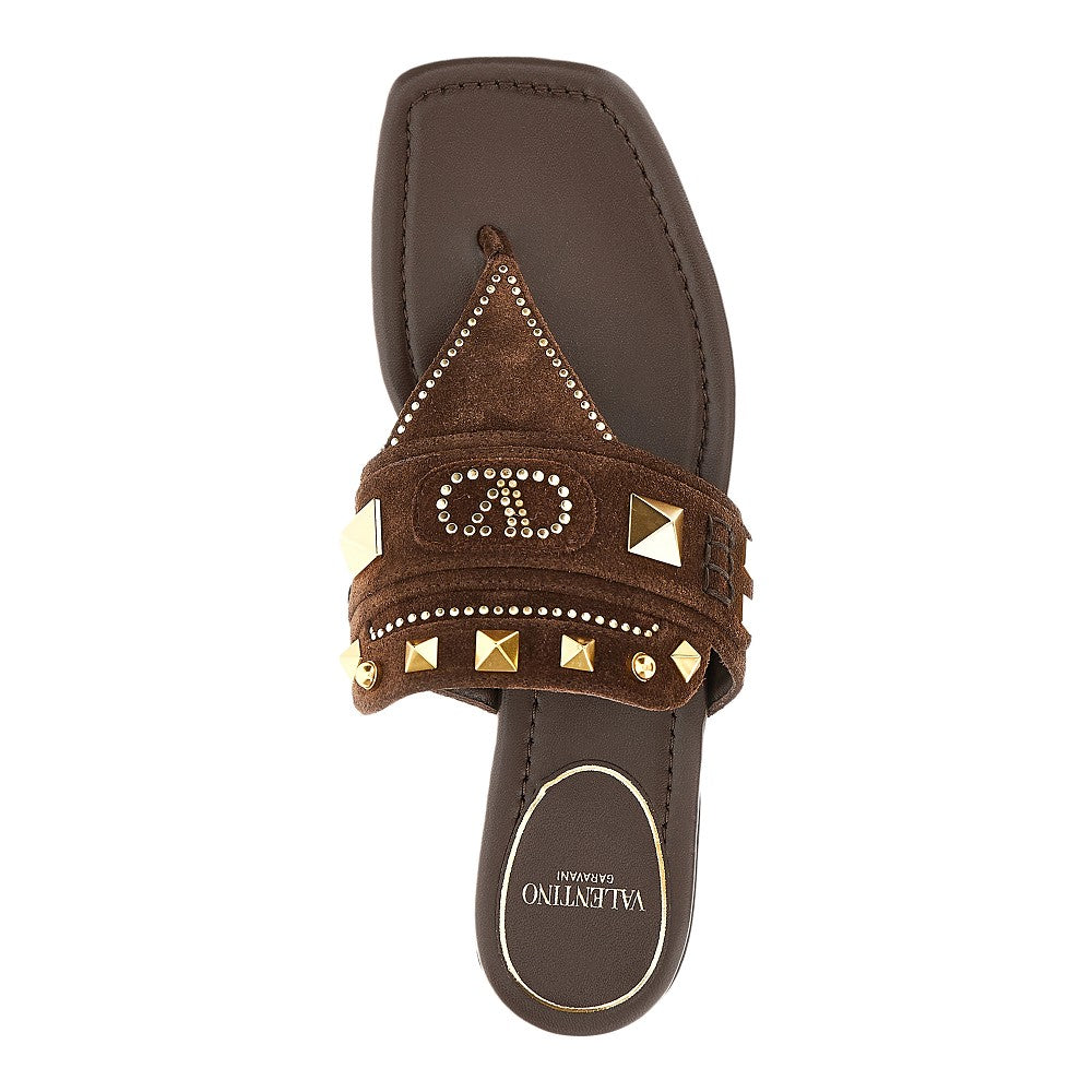 Sandali infradito 'Plaster Caster' in suede