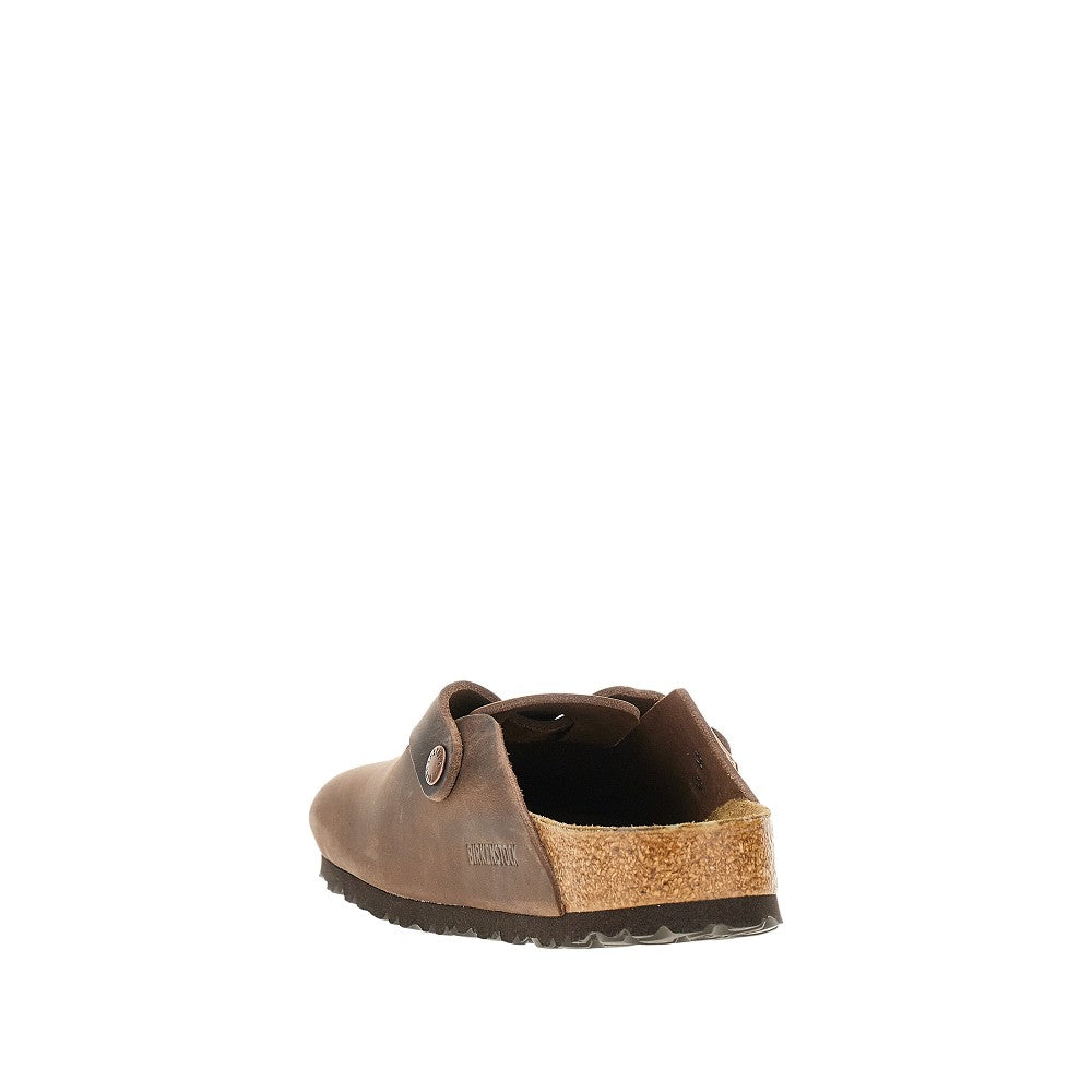 Sabot 'Boston' in pelle oliata