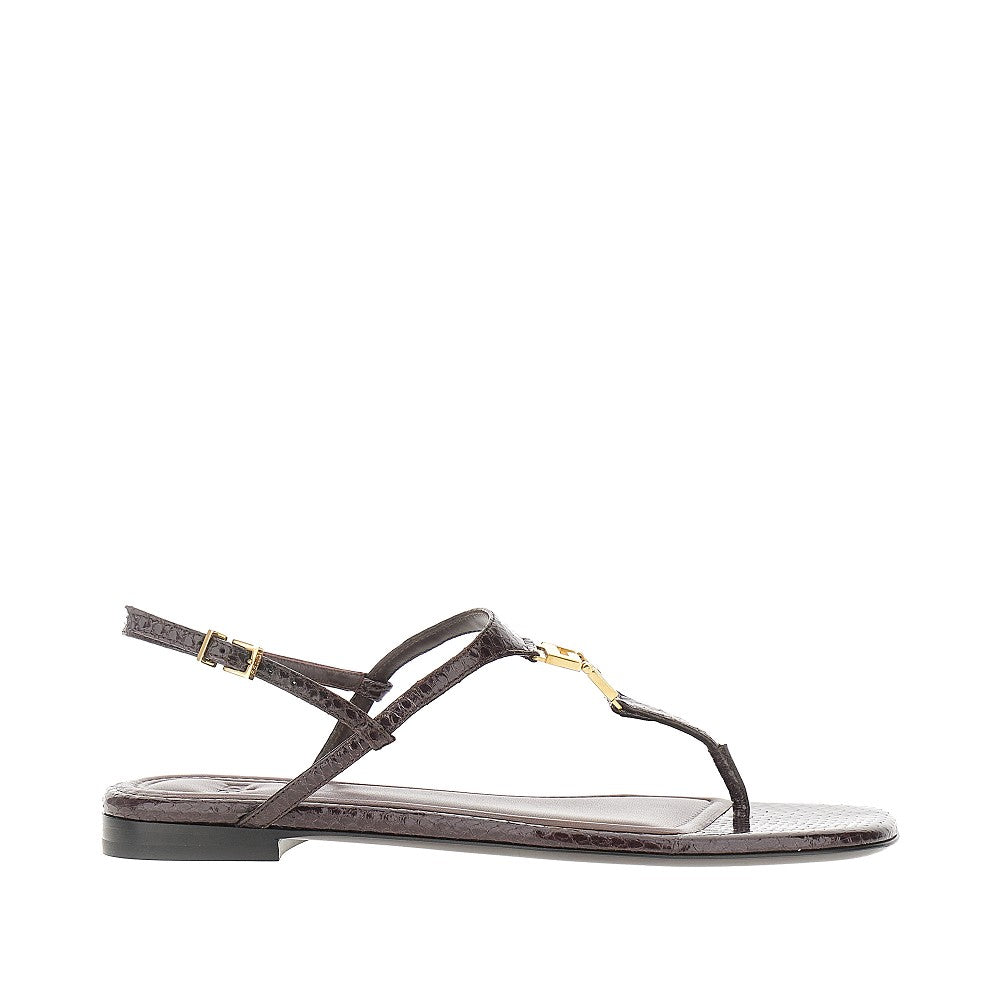 'Fendi FFold' leather sandals