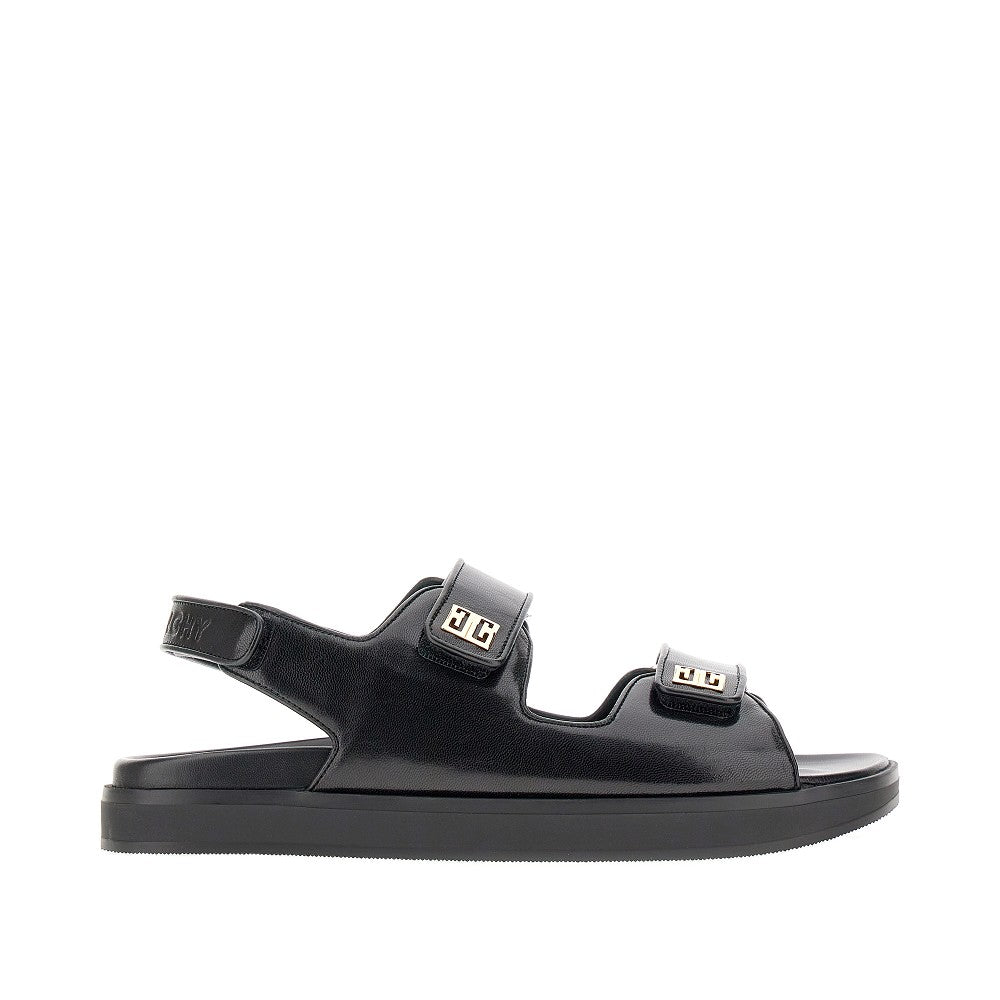 Sandali in pelle con dettagli 4G