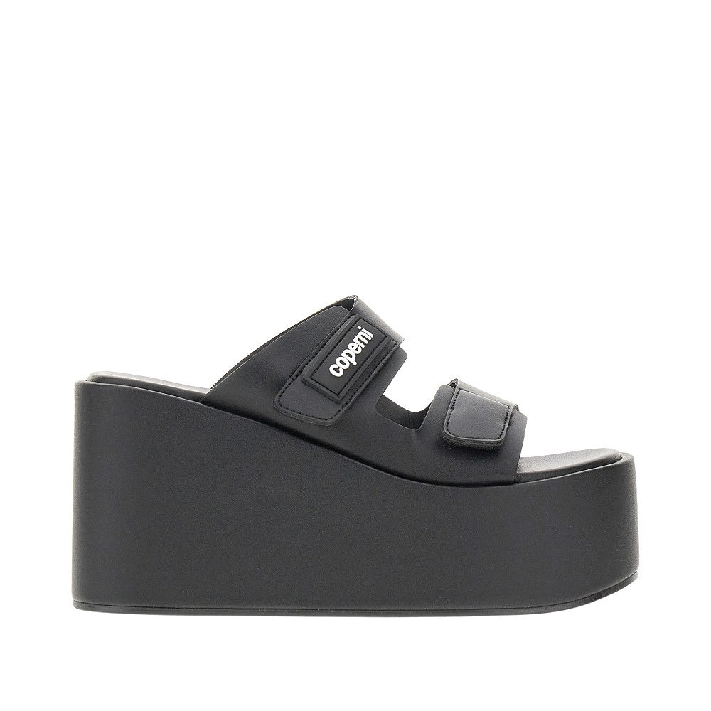 'Patch' wedge sandals