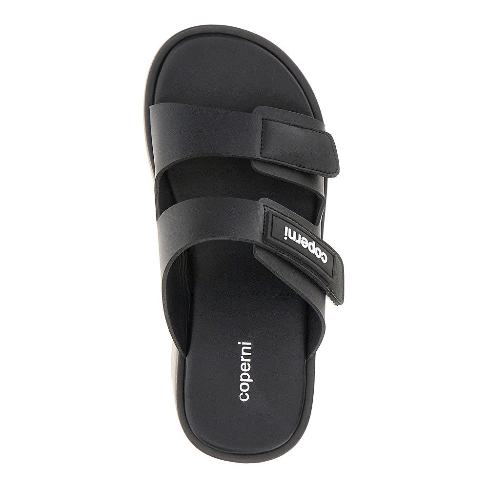 'Patch' wedge sandals