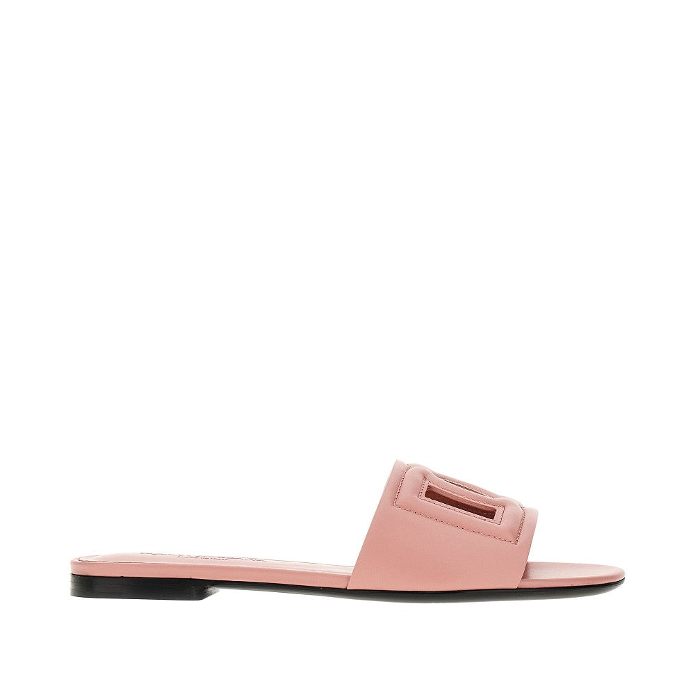 'DG' leather slides