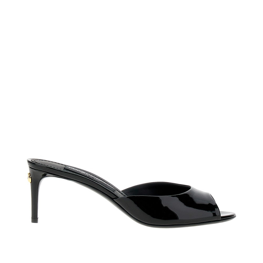 Patent leather 'Keira' slides