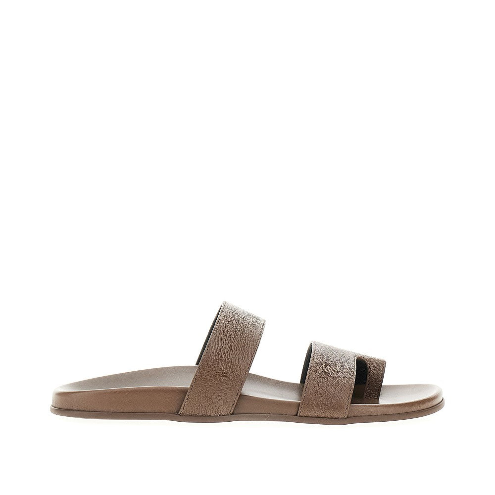 'Hugh' leather sandals