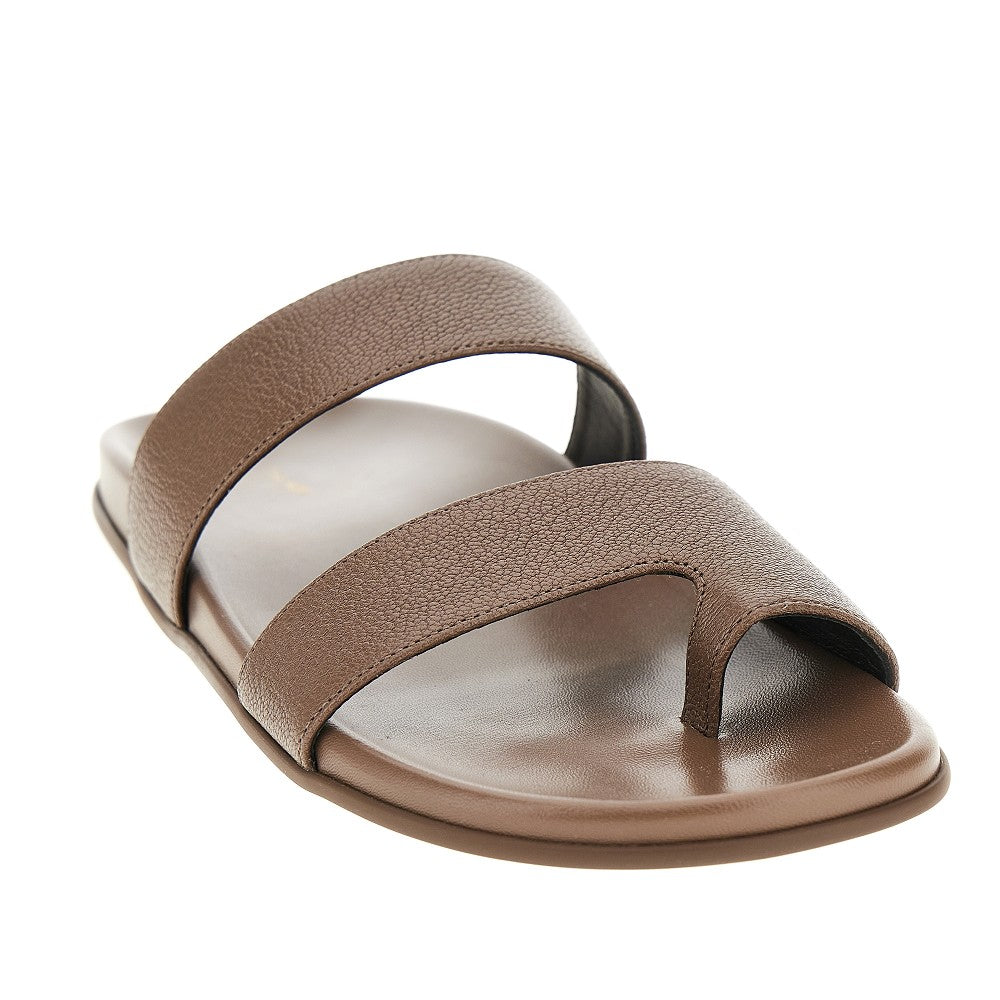 'Hugh' leather sandals