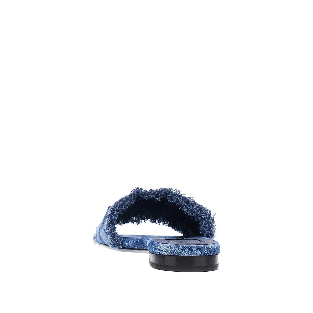 Slides 'Fendi Sunshine' in denim