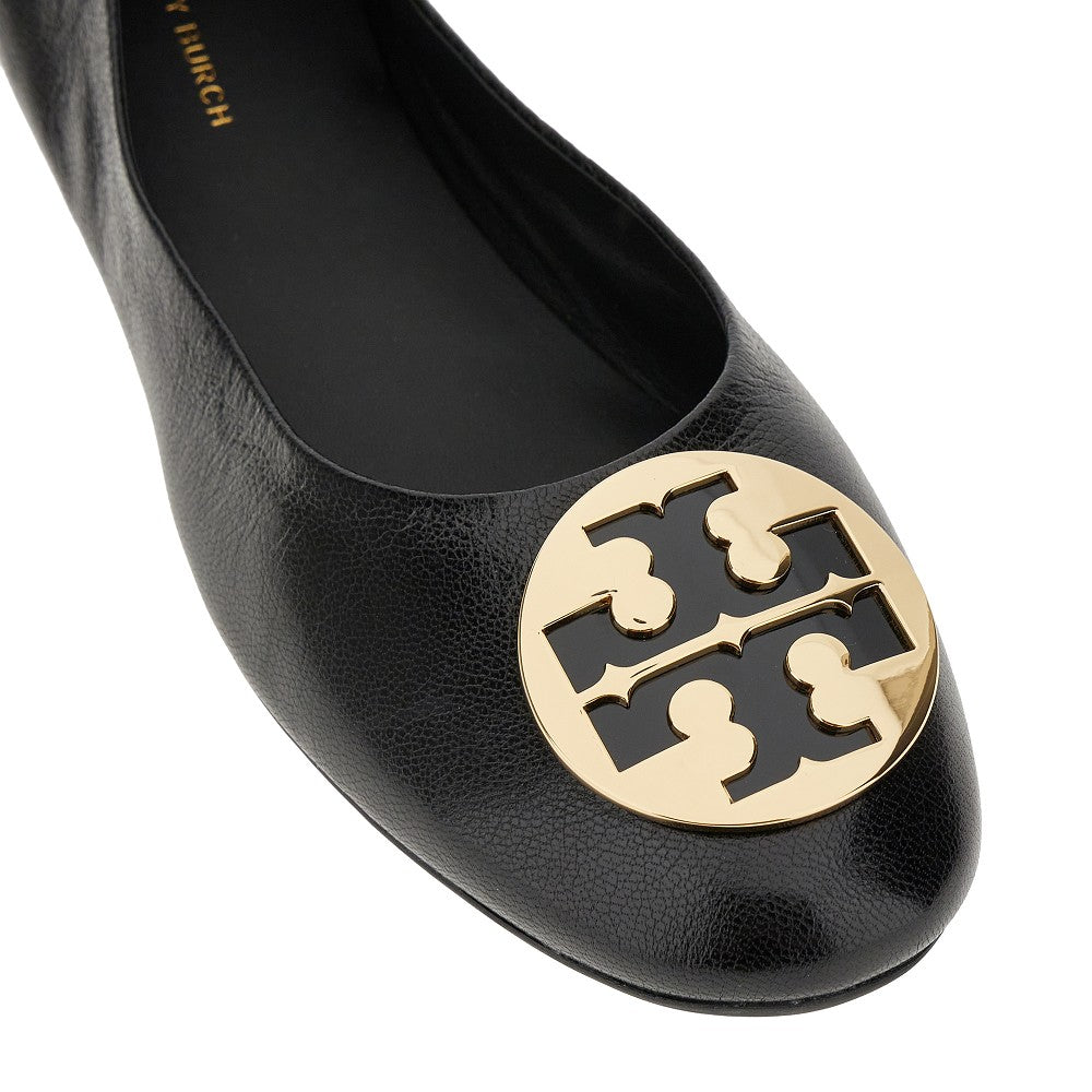'Claire' leather ballet flats