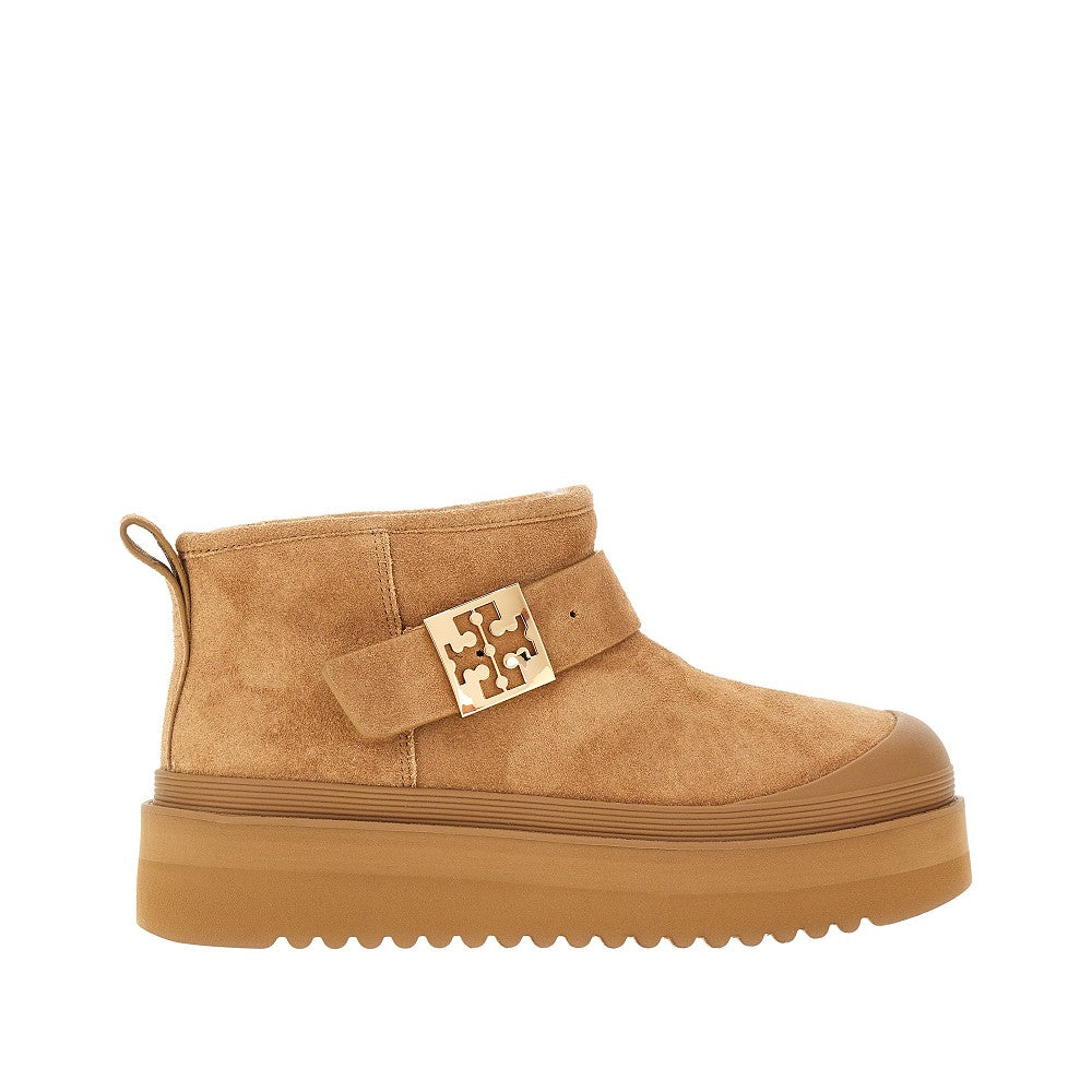'Mellow' shearling platform boots