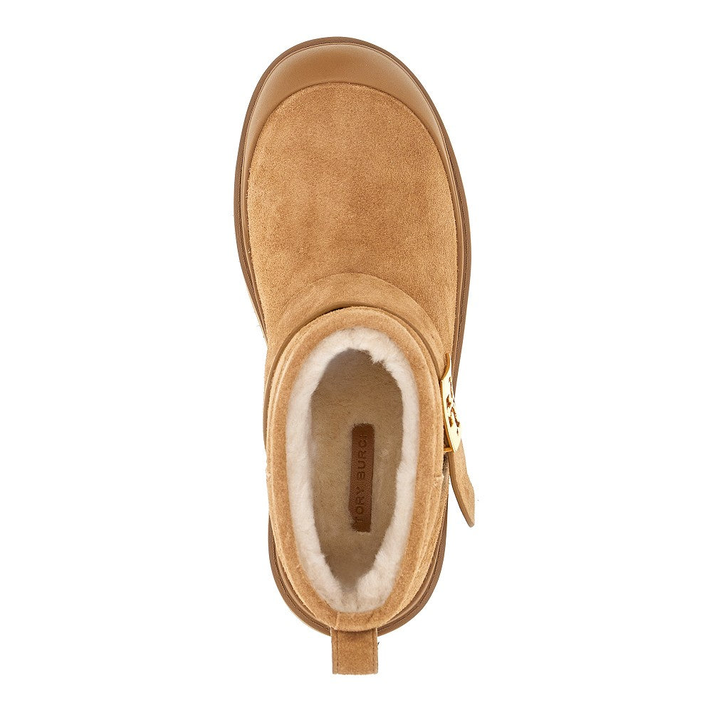 'Mellow' shearling platform boots