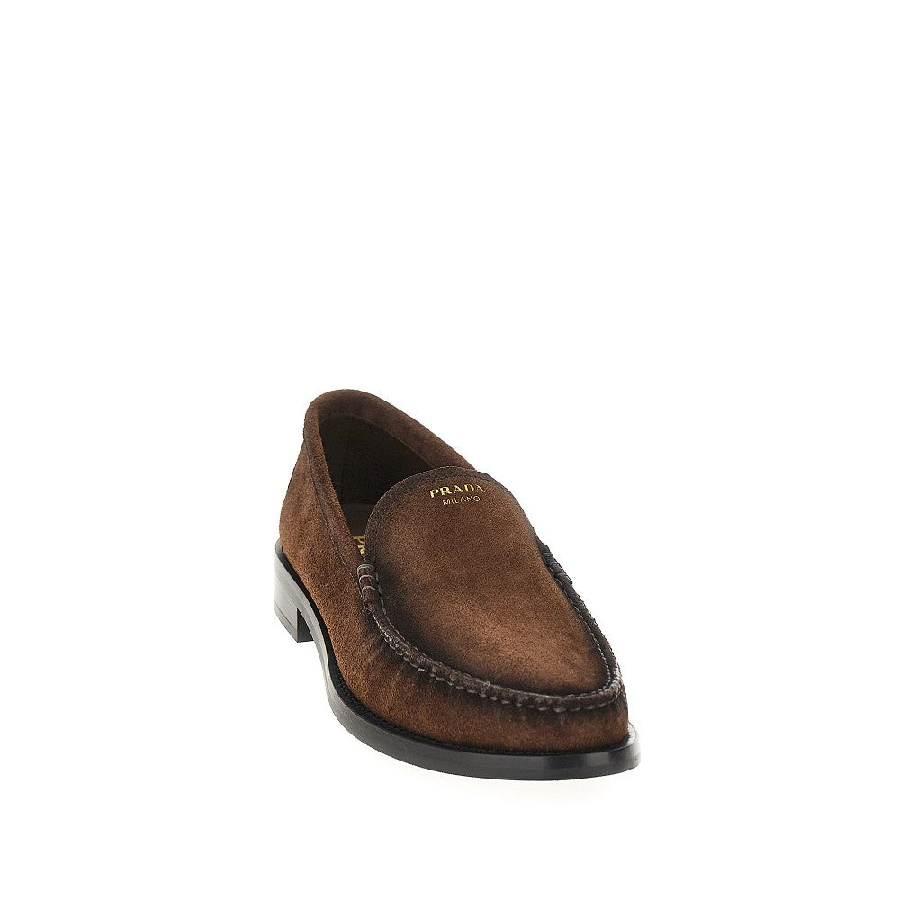 Mocassini in pelle scamosciata old