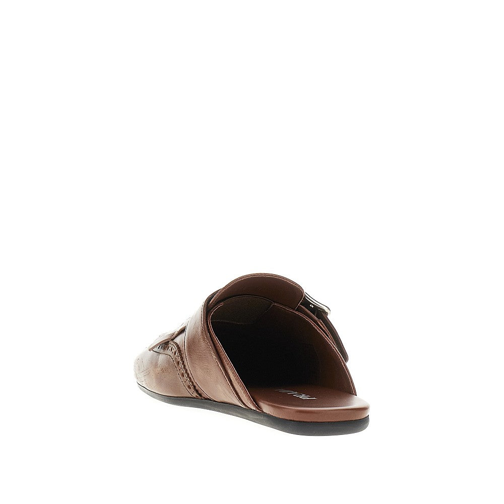 Sabot 'Shuffle' in pelle