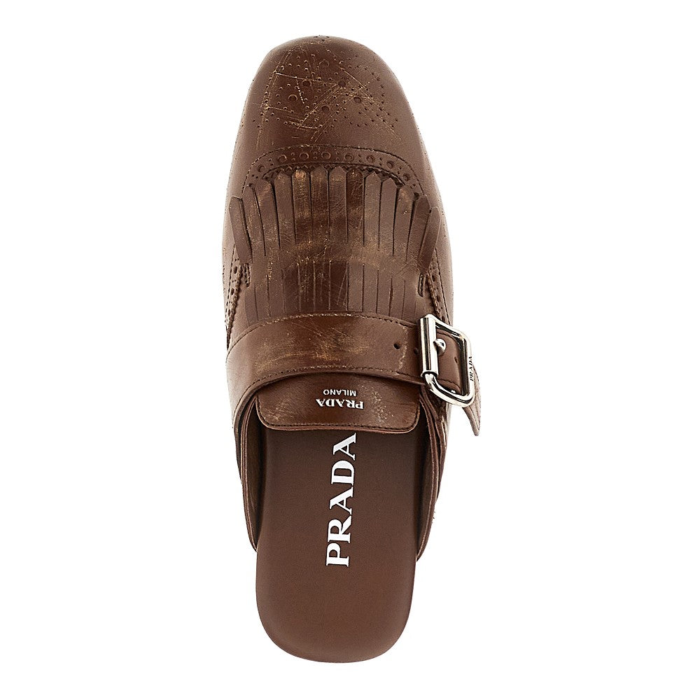 Sabot 'Shuffle' in pelle