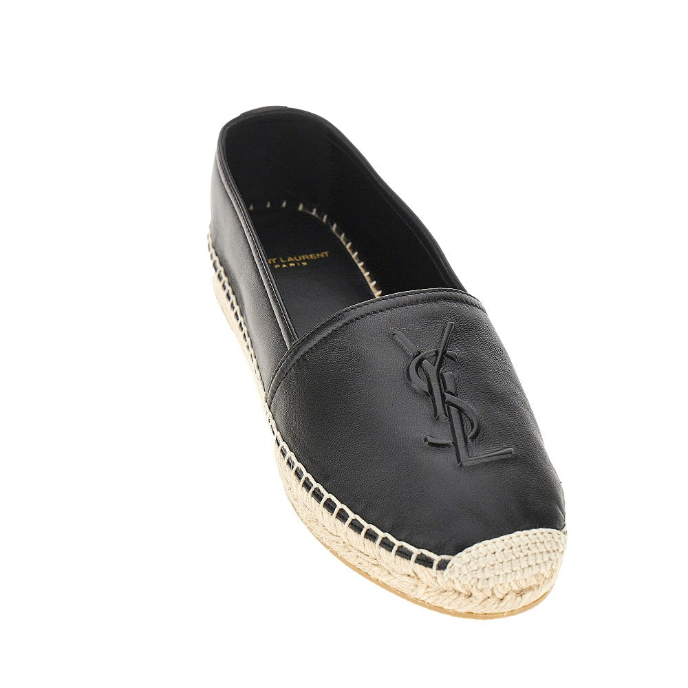 Espadrillas 'Monogram' in pelle con logo