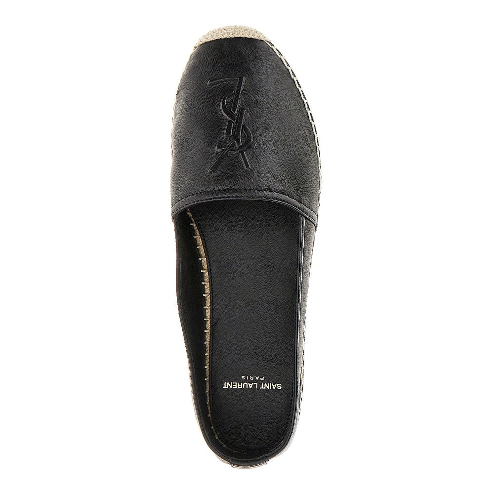 Espadrillas 'Monogram' in pelle con logo