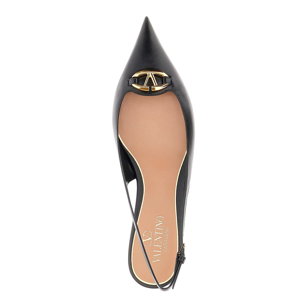 Slingback &#39;VLogo The Bold Edition&#39; in pelle