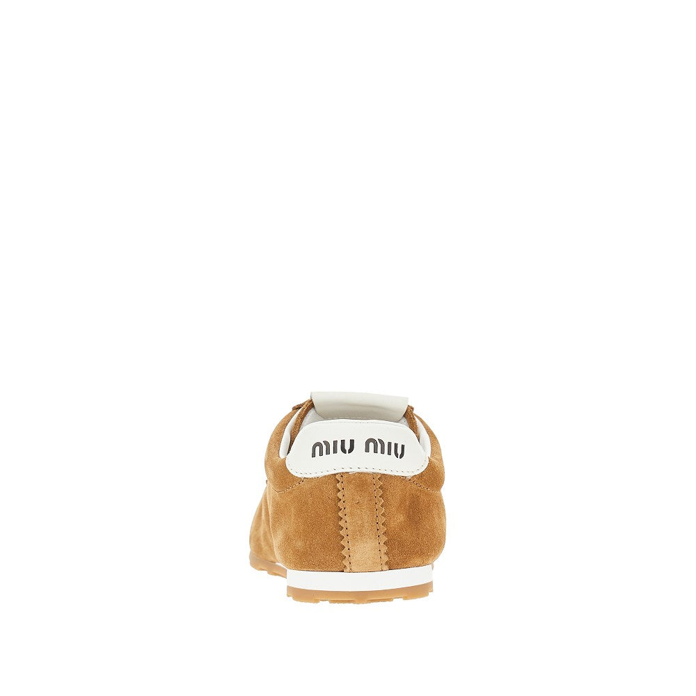 Suede leather 'Plume' sneakers