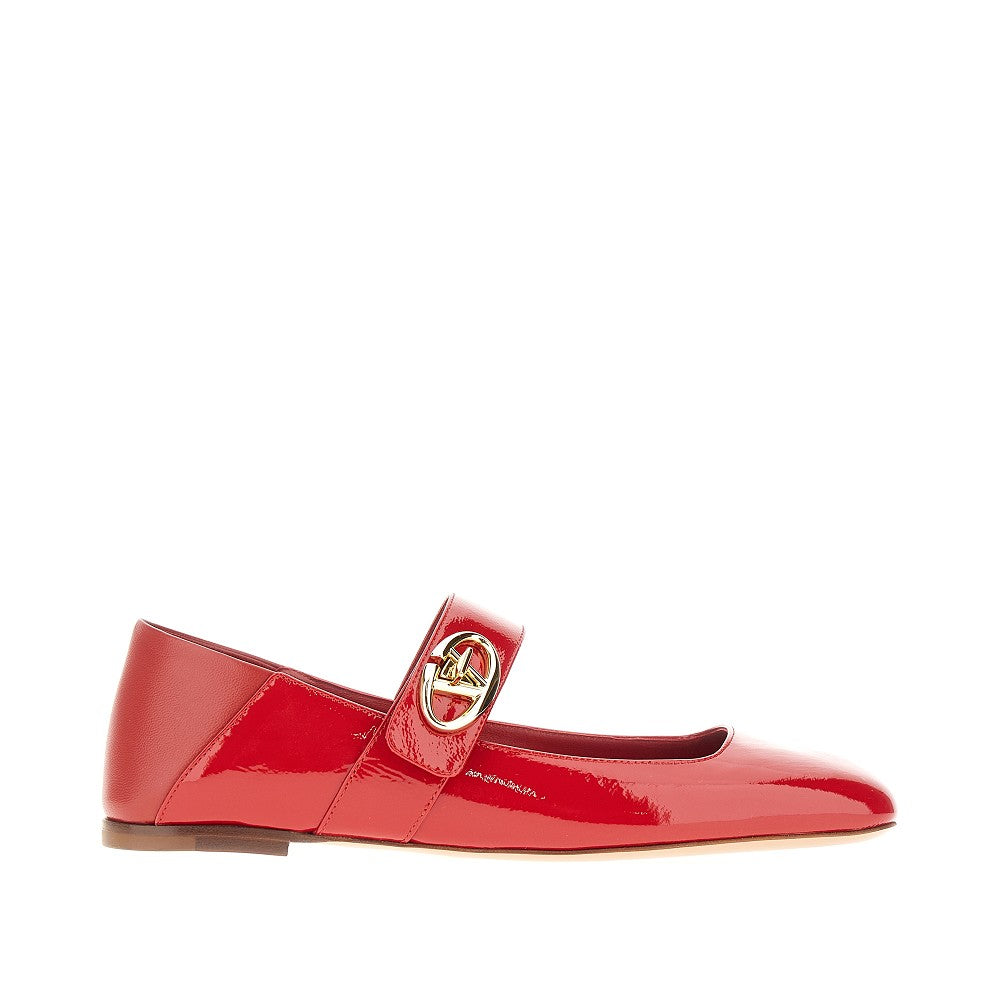 Naplack 'VLogo Locker' ballet flats