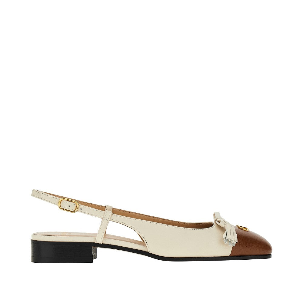 Ballerine slingback 'Valet Du Roi' in pelle