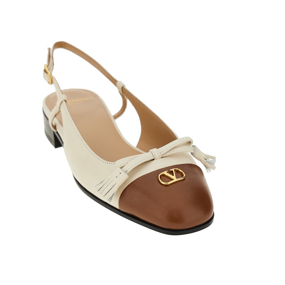 Ballerine slingback 'Valet Du Roi' in pelle