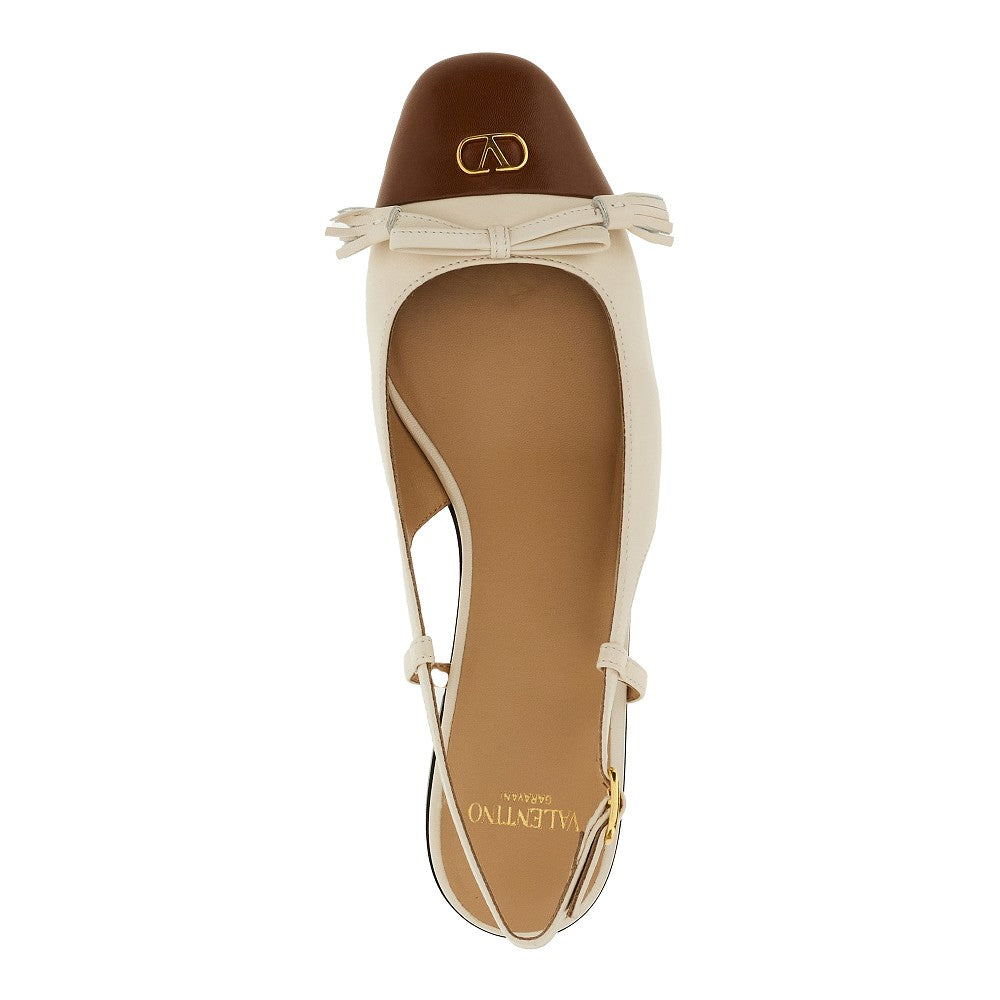 Ballerine slingback 'Valet Du Roi' in pelle
