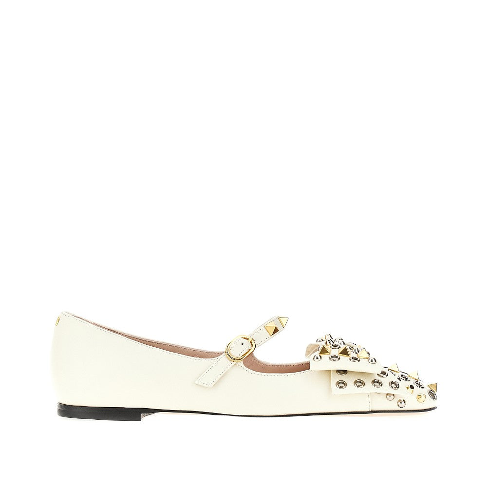 Studded 'Bowow' Mary-Jane ballet flats