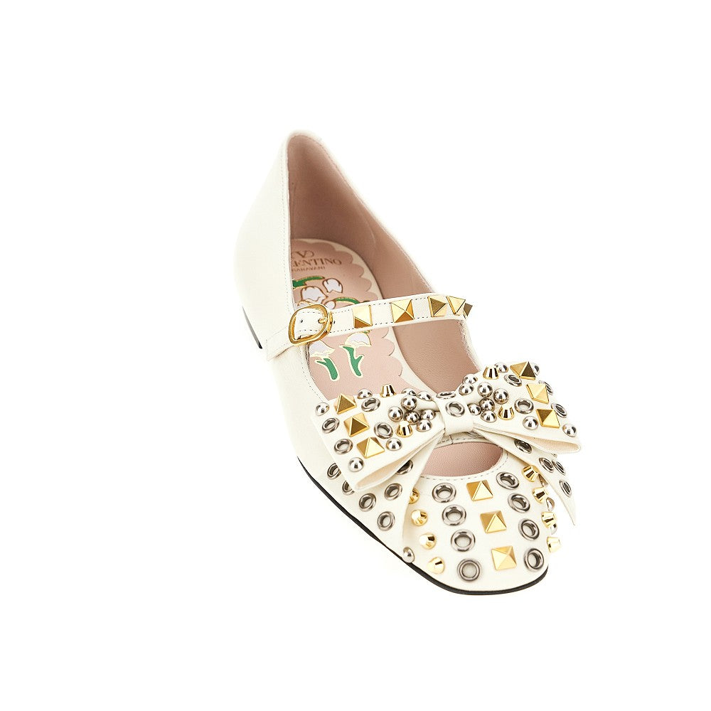 Studded 'Bowow' Mary-Jane ballet flats